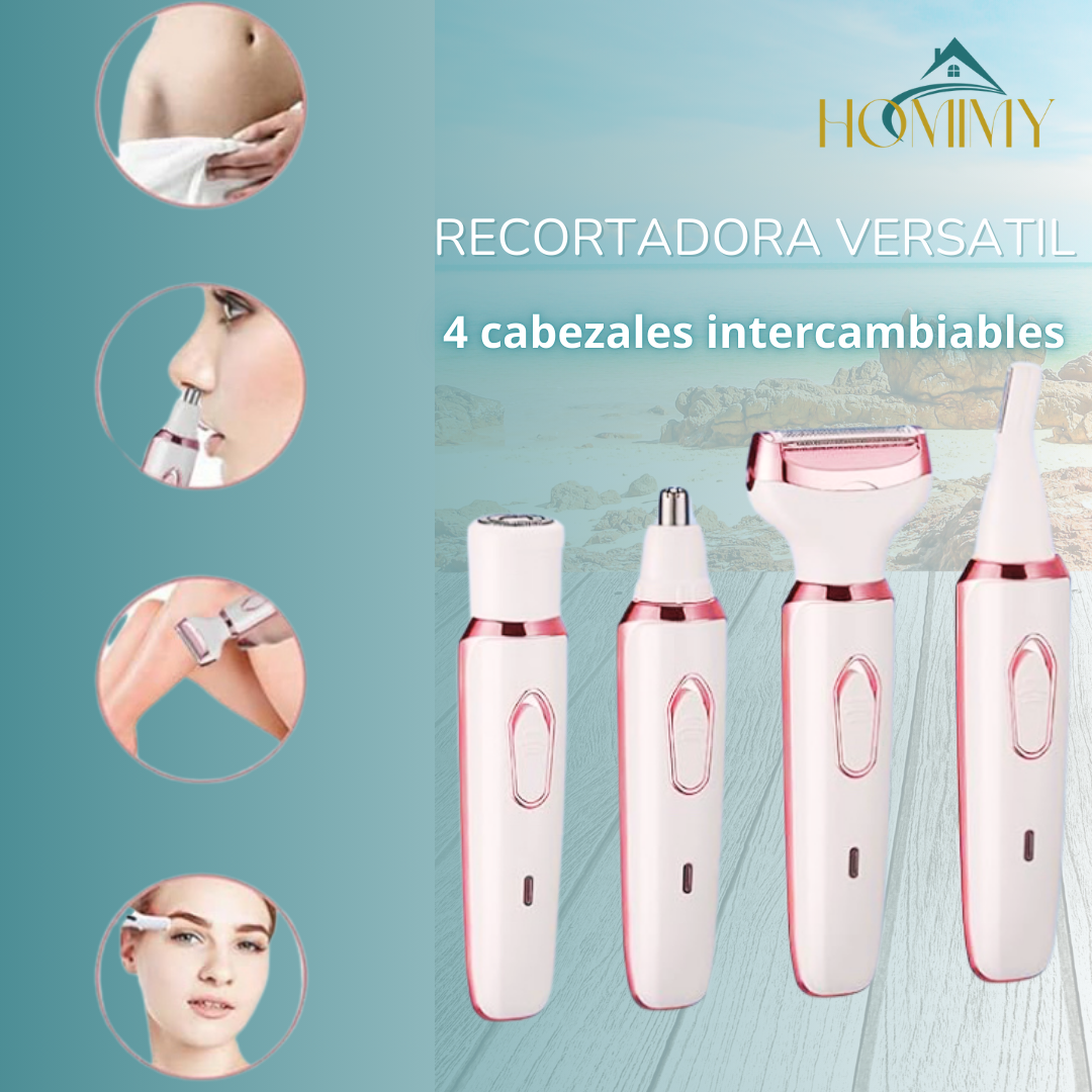 SkinGlow™: Kit depilador rasurador 4 en 1